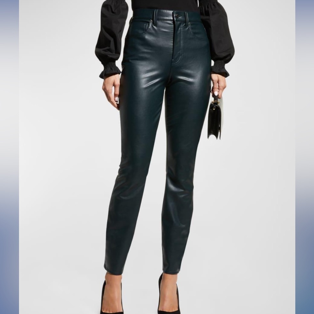 Veronica Beard faux leather jeans.  Never worn.